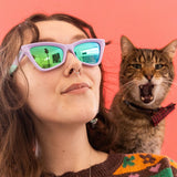 / Blue-Green | walked_in_on_me.JPG | Women wears The Moontower Clawdia with a blue-green lens from Pit Viper