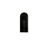A sleek black USB flash drive with logo, showcasing its top-notch design.