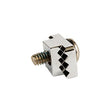 A traction-enhancing screw with a square nut, Metal Angle Locks (4 Pack).