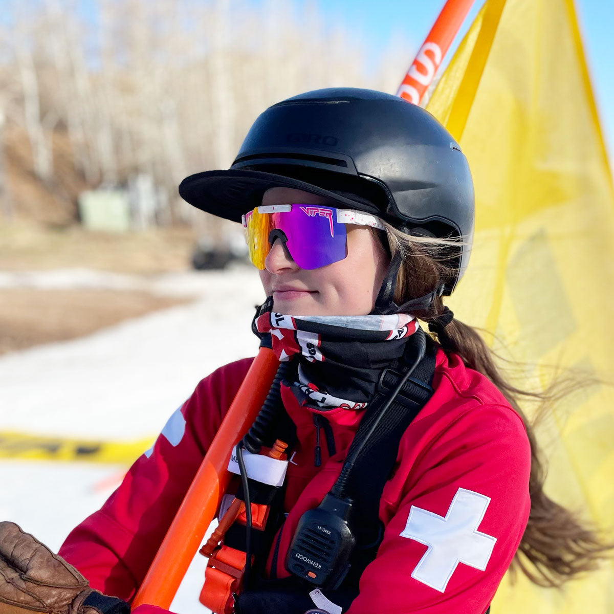 Narrow / Polarized Pink | work_on_today.JPG | The LA Brights Original from Pit Viper Sunglasses