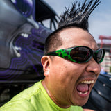 / Smoke | guess_what.JPG | Man with a mohawk wearing Pit Viper Sunglasses