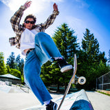 / Smoke | stevehandjobs_privatefile.JPG | Woman skateboarding wearing Pit Viper Sunglasses