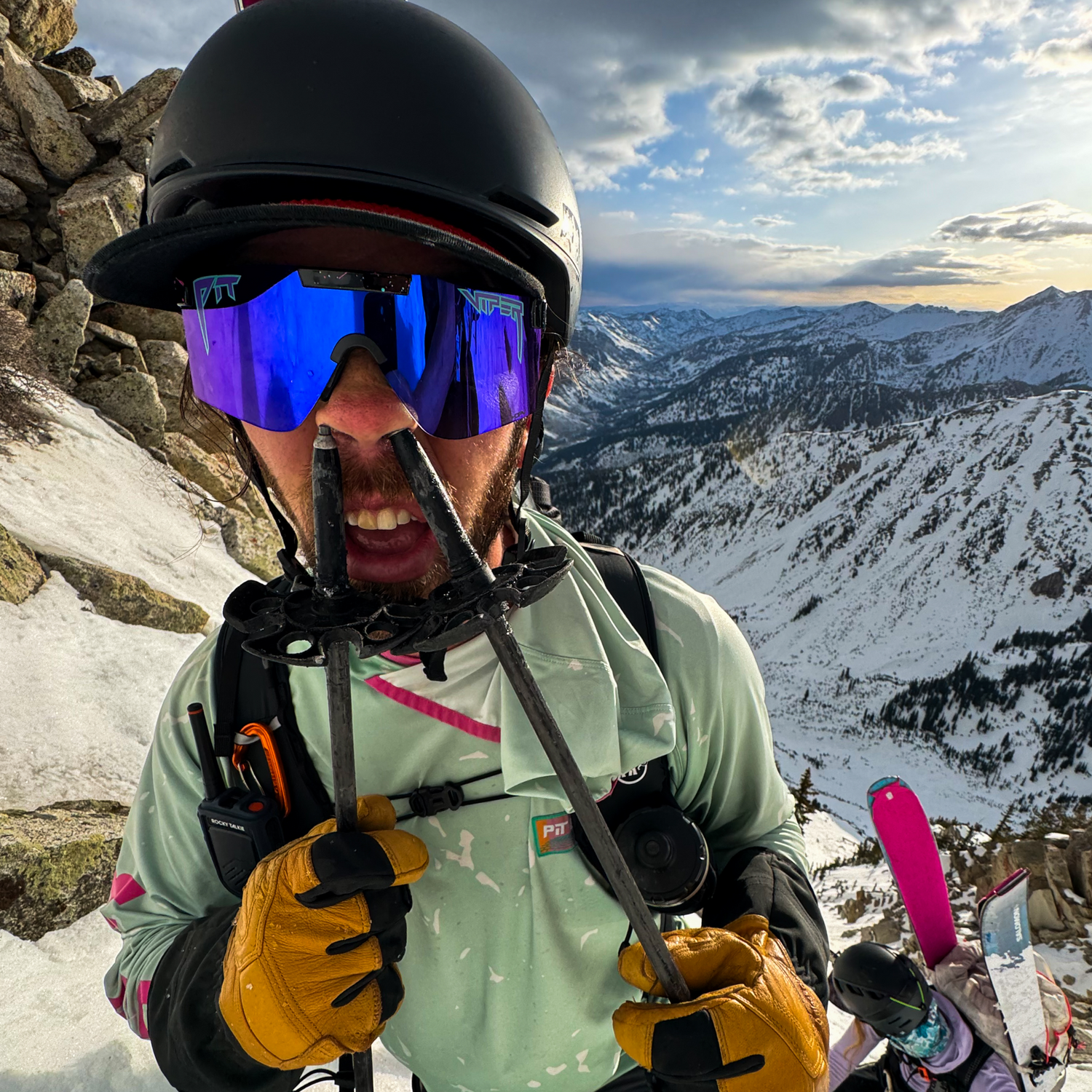 Wide / HDPV Polarized Blue | you_want_to_buy_this.JPG | The Midnight Original Wide HDPV Polarized Blue, shield style sunglasses from Pit Viper, polarized sunglasses from Pit Viper