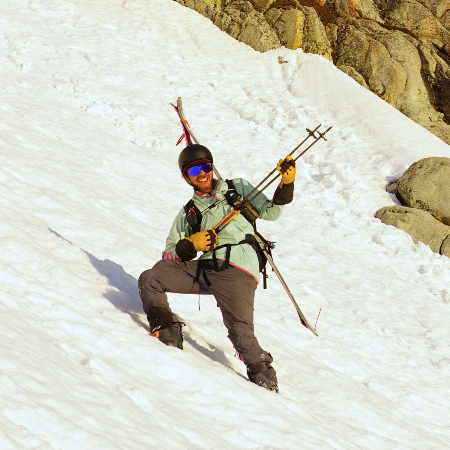 Wide / HDPV Polarized Blue | ooo_la_la.JPG | The Midnight Original Wide HDPV Polarized Blue, shield style sunglasses from Pit Viper, polarized sunglasses from Pit Viper
